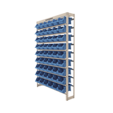 Estante Gaveteiro com 54 Gavetas n5 Azul e bege Presto