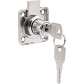 Fechadura para gaveta 22mm cromado Vonder