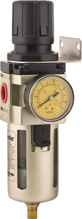 Filtro Regulador Pressão 1/2 Npt Corpo Metálico Dreno Vonder