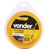 Fio De Nylon 1,6mmx100m Red Para Roçad/aparad Pç Vonder