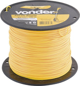 Fio De Nylon 1,6mmx500m Redondo Para Roçadeiras E Aparadores