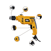 Parafusadeira e Furadeira de Impacto WAP EFI 600 com Controle de Velocidade 220V