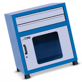 Gaveteiro modular grande com 1 Porta visor de acrilico e 2 Gavetas GAV816A CMB