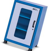 Gaveteiro modular pequeno com 1 Porta visor de acrilico GAV620A CMB