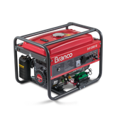Gerador à Gasolina 2,2Kva Chave Seletora Partida Elétrica B4T-2500SE Branco