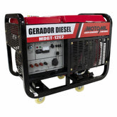 Gerador Diesel Trif 12KVA 220/127V Mono MDGT-12E2 Motomil