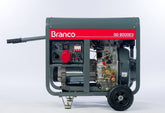 Gerador à Diesel 8,0Kva Trifásico 380V Partida Elétrica BD8000 E3 Branco