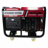 Gerador Diesel Monofásico 12 KVA 110/220V MDG-12E Motomil