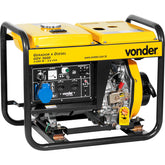Gerador à diesel 7hp 127/220V 4 tempos manual gdv3600 Vonder