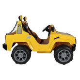 Jipe Elétrico Off Road 2 Lugares 12V Rc Amarelo - Bel Brink