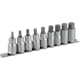 Jogo Soquete Sextavado 1/2'' 3/16-5/8'' Com 9 Pecas Vonder