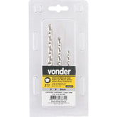 Jogo Broca Vídea 5-6-8mm Din 8039 Concreto Estojo Pl Vonder