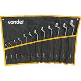 Jogo Chave Estrela 6-32mm Cromo Cromada 12 pçs Vonder