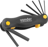 Jogo Chave Hexagonal Allen 2,0-8,0mm Plástico Vonder