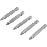 Jogo de Bits Ponteira Pozidrive c/ enc 1/4" Nº 1X50mm Vonder