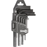 Jogo de Chaves Allen Curta 1,5mm à 10mm 9 Peças - Nove54