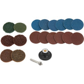Jogo de Discos de Lixa c/ Esponja Abrasiva 50mm 20 pç Vonder