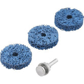 Jogo Esponja Abrasiva 50mm Haste 1/4 Pesado Furadeira Vonder