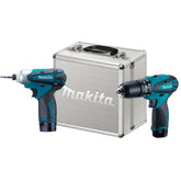 KIT Parafusadeira Furadeira Impacto HP330D e TD090D 2 Baterias Carregador Maleta DK1493 Makita