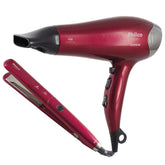 Kit Beleza Cherry Philco Secador 2200W Prancha Cabelo 127V