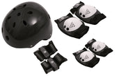 Kit de Proteção Skate com Capacete Tam. G Preto Bel Sports
