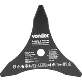 Lâmina 3 Pontas para Roçadeira 255x20,0x3,8mm - Vonder