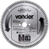 Lamina Serra Circular Vídea 300x30x3,8mm 72 Dentes 4400 Rpm