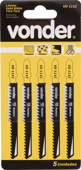 Lâmina Serra Tico-tico Aço Carbono Vd 101b 10dpp T Vonder