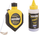 Linha com giz para drywall 30m azul Vonder