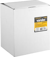 Lixeira Retangular 3 Litros Inox Branca 6356003002 Vonder