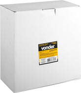 Lixeira Retangular 5 Litros Inox Cinza Vonder