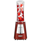 Liquidificador Fit Retrô 300W Philco Vermelho 4 Lâminas Ideal Para Shakes e Vitaminas 220V