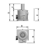 Macaco Garrafa 32 T Hidráulico CJ32 Bovenau