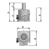 Macaco Garrafa 50 T Hidráulico MT50 Bovenau