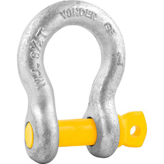 Manilha p/ cabo de aço 1/4" curva pesado galv Vonder Plus Manilha p/ cabo de aço 1/4" curva pesado galv Vonder Plus