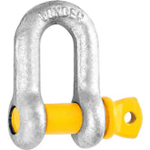 Manilha p/ cabo de aço 1/4"" reta pesado galv Vonder Plus