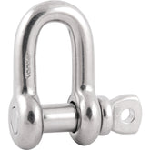 Manilha Reta Para Cabo de Aço 1/2" Aço Inox - Vonder