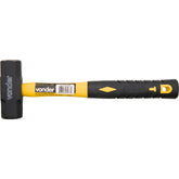 Marreta Quadrada 2,0kg Aço Forjado Cabo Fibra Emborrachado -