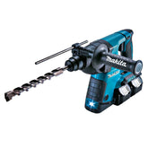 Martelete Combinado 26mm Rotativo Rompedor à Bateria 18V 1250 RPM com Punho DHR264Z Makita