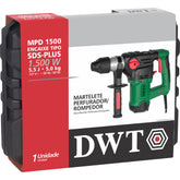 Martelete Perfurador/Rompedor 1.500W Mpd 1500 127V DWT