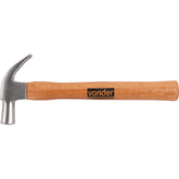 Martelo unha 27mm aço forjado polido cabo madeira Vonder