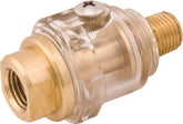 Mini lubrificador 1/4" npt latão Vonder