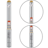 Motobomba Submersível Centrífuga para Água Dongyin 3'' 3QJD 2/10 0,5 HP Monofásica 220V