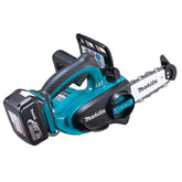 Motosserra Sem Fio 18V Com Protetor Sabre 2 Baterias Carregador Maleta DUC122RFE Makita