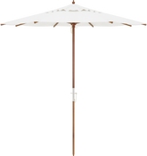 Ombrelone Treviso de Madeira e Poliéster 2,40m Branco Bel