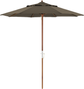 Ombrellone Poliéster Treviso 2,40M Marrom