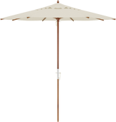 Ombrelone Treviso de Madeira e Poliéster 3,00m Bege Bel