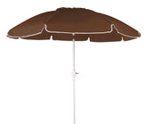 Ombrellone Articulado Alumínio 2,20M marrom Bel Lazer