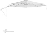 Ombrellone Milano Branco Suspenso Girat Alumínio 3,00m Bel Lazer