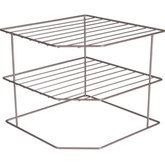 Organizador Pratos Louças para Pia Horizontal 3 Niveis Metalizado Lavanda 990846 Bel